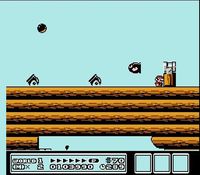 une photo d'Ã©cran de Super Mario Bros 3 sur Nintendo Nes